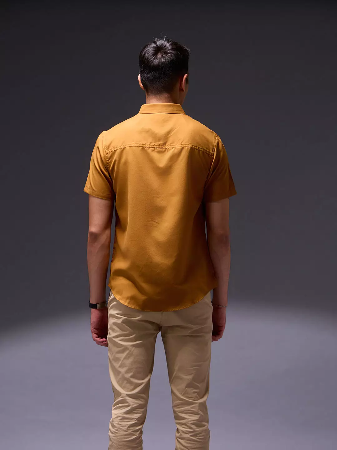 OXCON Easy Shirts Kemeja Tangan Pendek Teracotta