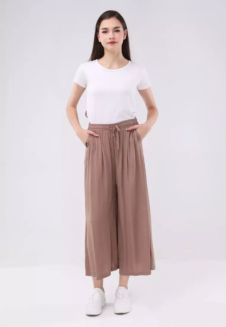 Soft Linen Cullotes Pants