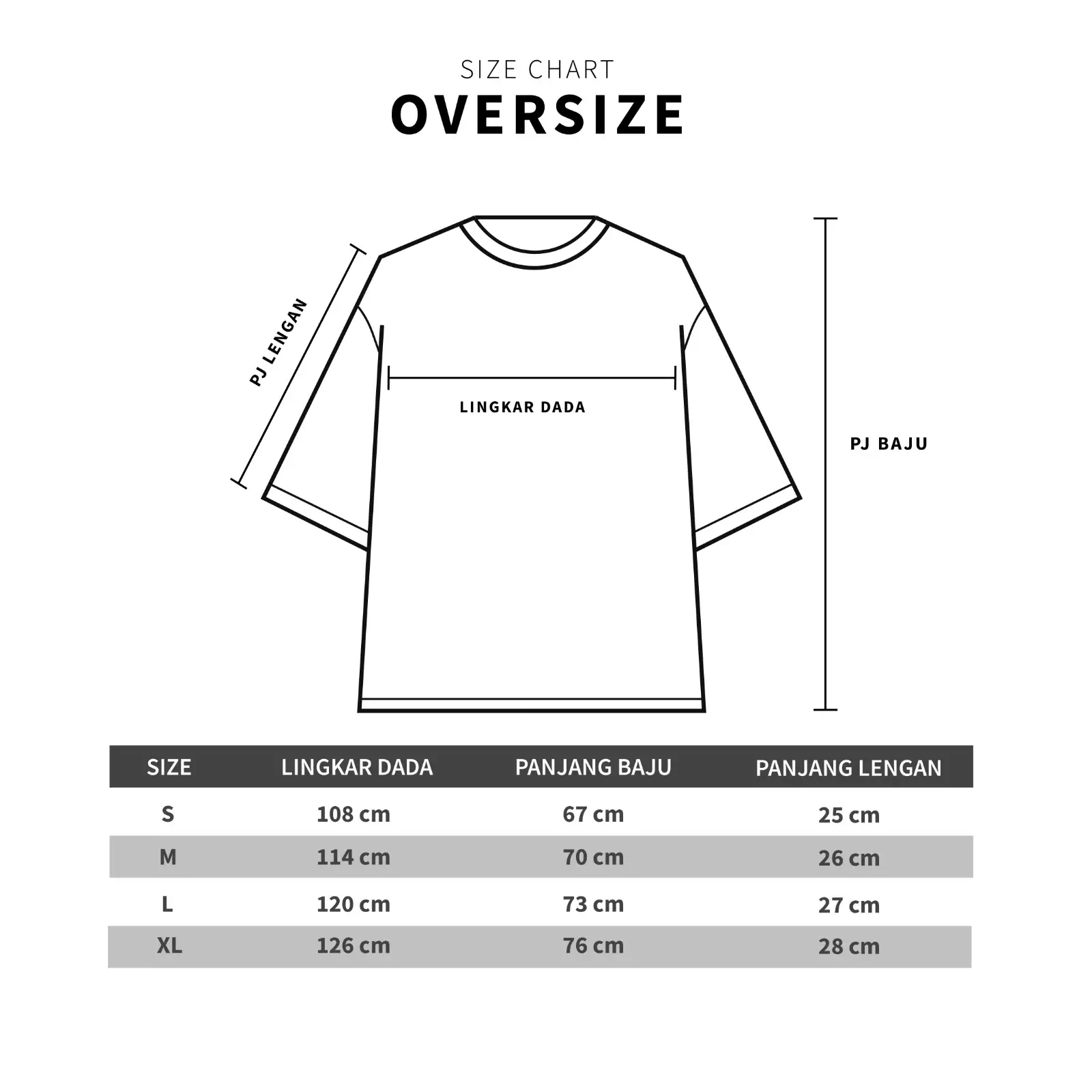 MATSUDA Kaos Oversize Stripe Tahirt Ritto