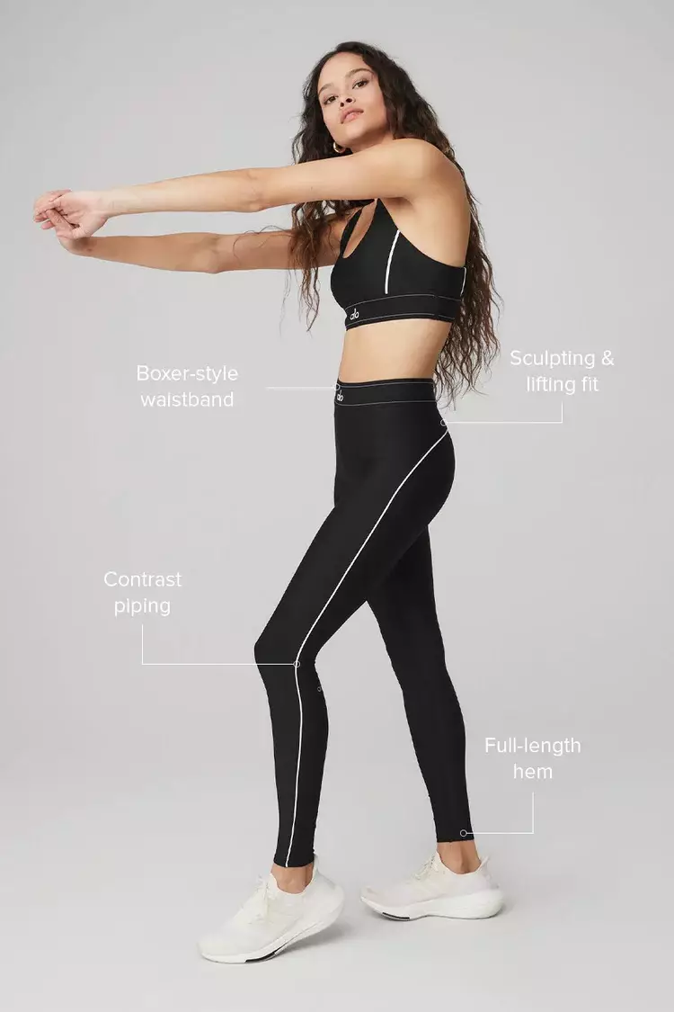 Jual Alo Yoga ALO AIRLIFT HIGH WAIST SUIT UP LEGGING Black White