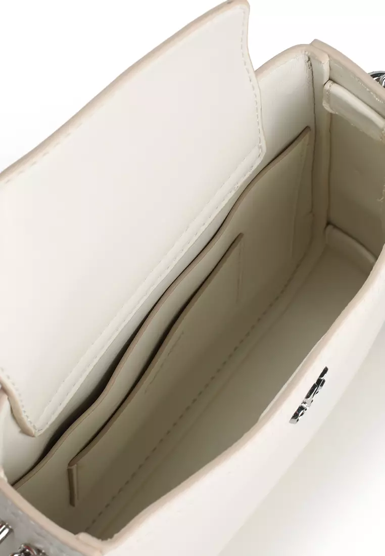 Monogram Chain Saddle Bag - Calvin Klein Accessories