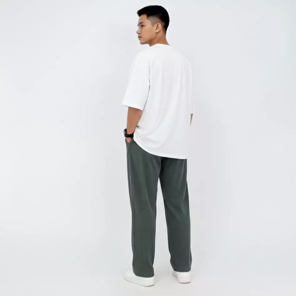 Raka Suede Corduroy Pants Army