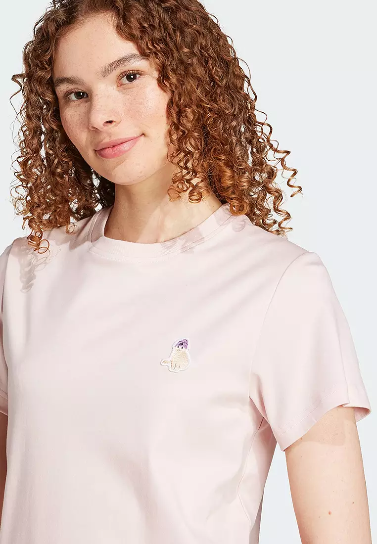 Cat Patch Graphic T-Shirt