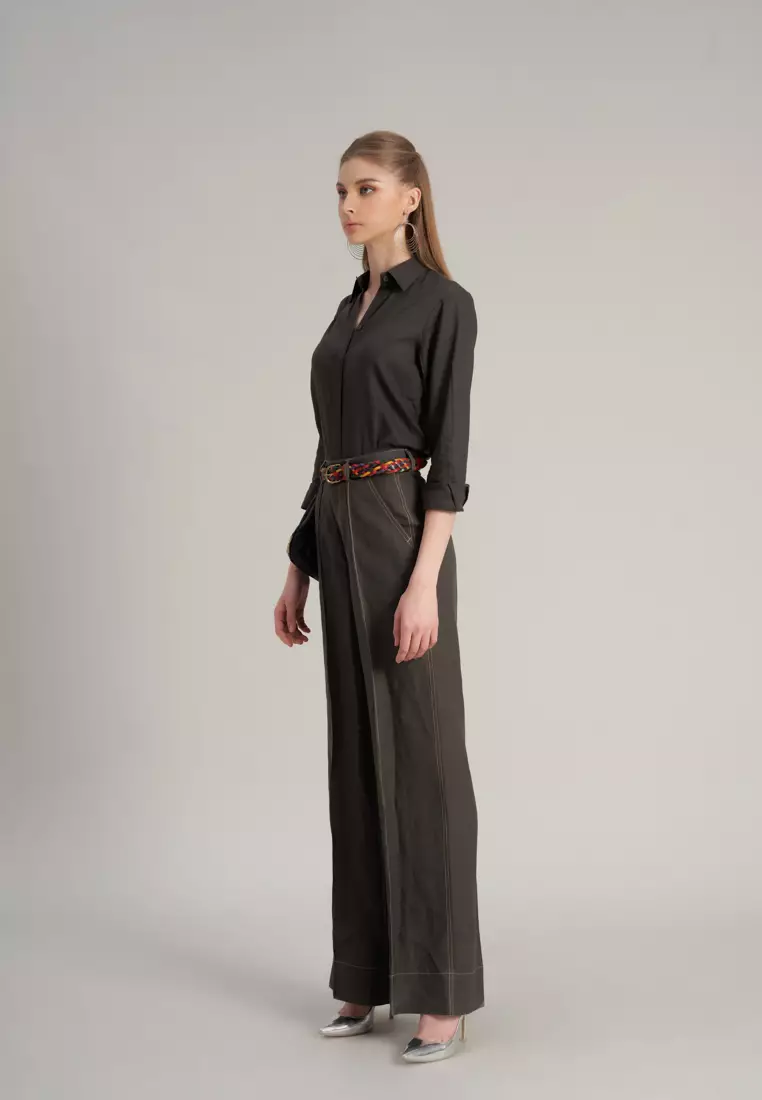 Hello New Day Linen Shirt