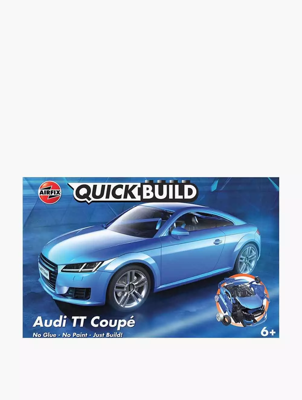 Quick Build Audi Tt Coupe Blue - QCBJ6054