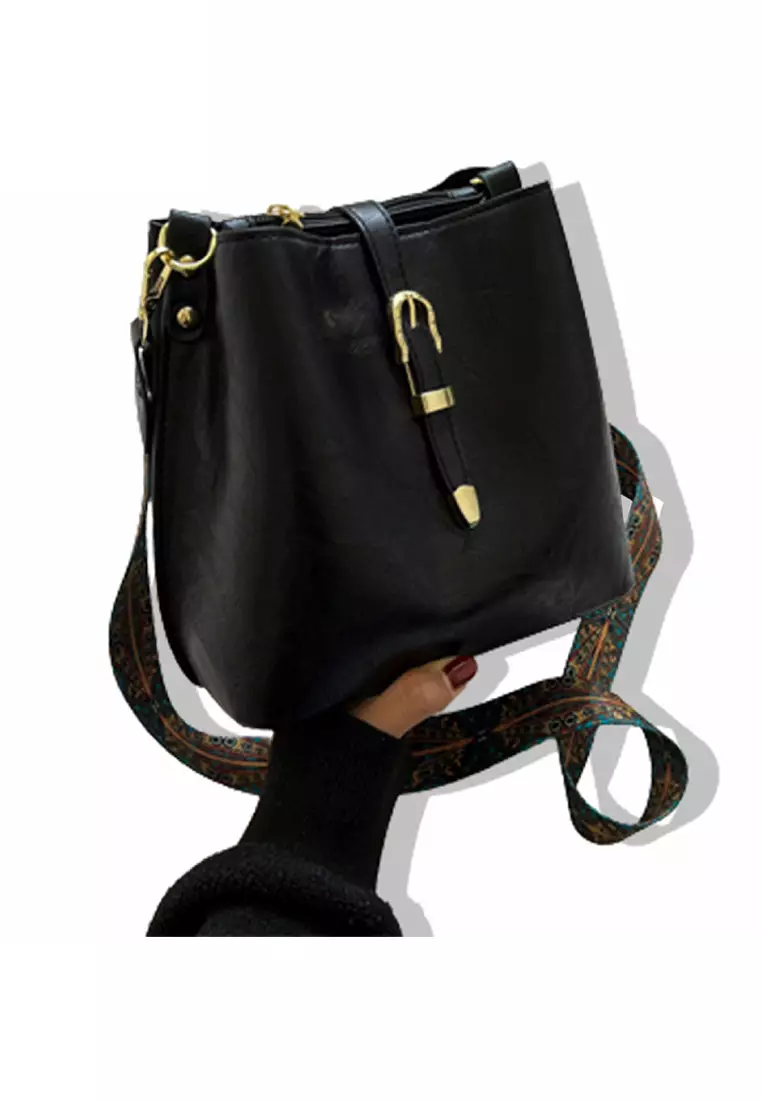 Buy Tatiana Celine Bag Trendy With Wide Shoulder Strap Vintage Bucket