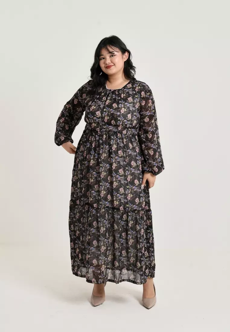 Plus Size Elora Dress Black