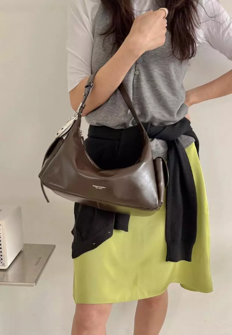 Double Pocket Pull-Up Dark Brown