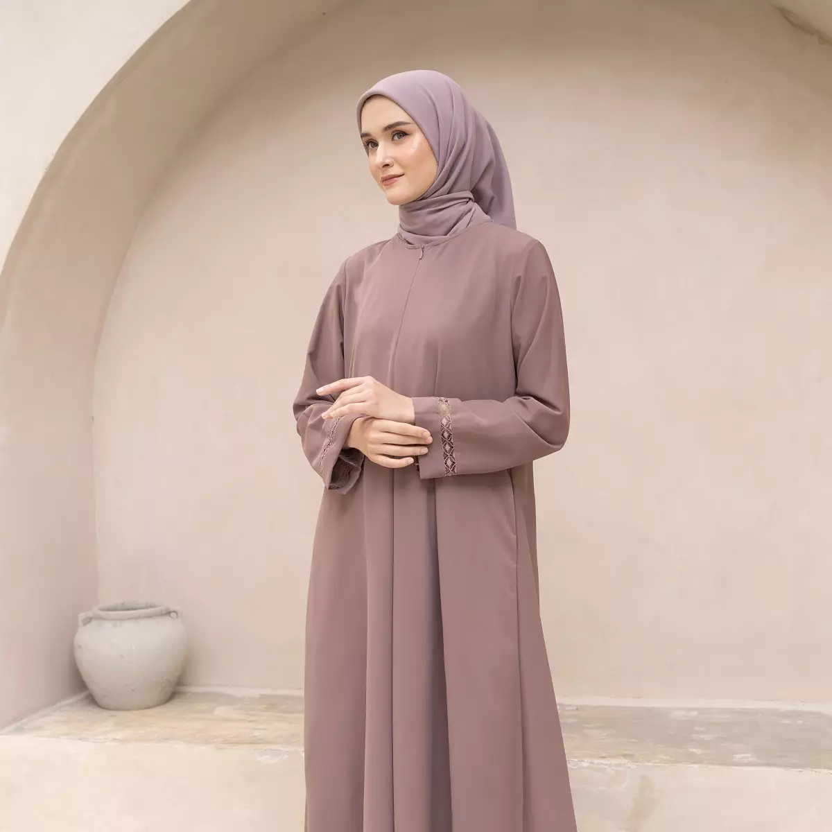 EPC Abaya Samira - Woodrose - Moonlit Elegance Series