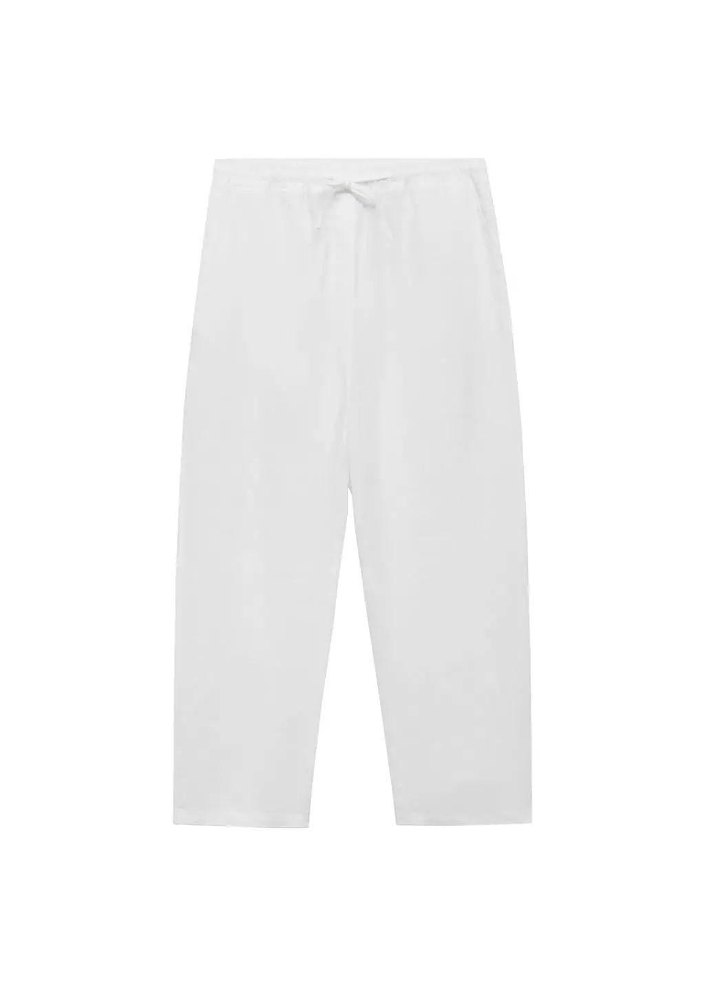 Celana campuran linen straight