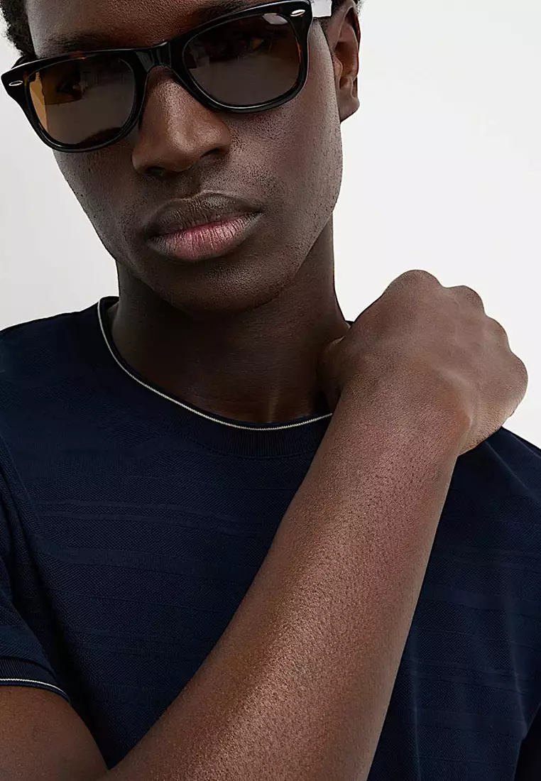 Pure Cotton Textured T-Shirt