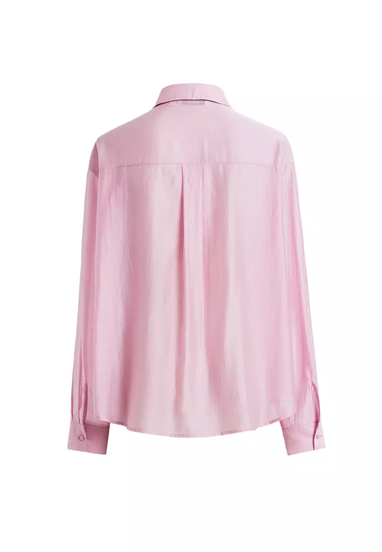 Plain Long Sleeve Smart Casual Shirt