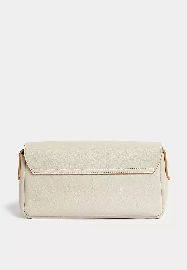 Faux Leather Shoulder Bag