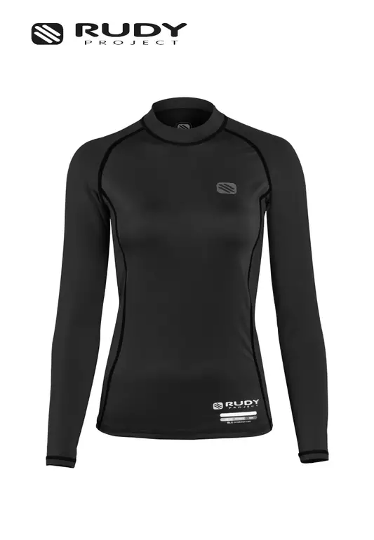 Falesia Women's Long Sleeve Rash Guard - Black