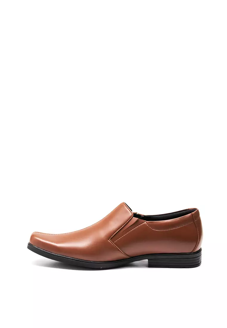 PAULMAY - Sepatu Formal Kerja Pria Milan 79 - Slip on Light Brown