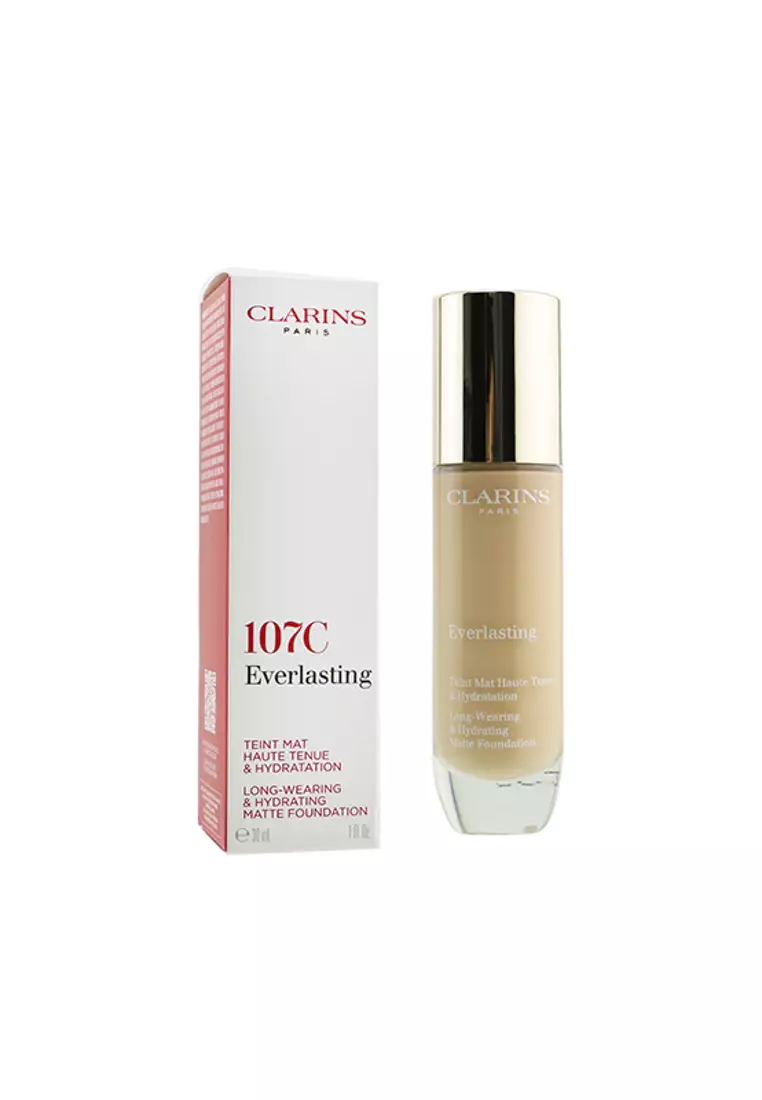 Discount on Clarins  shoes - SKU: Clarins - Everlasting Long Wearing & Hydrating Matte Foundation - # 107c Beige 30ml/1oz