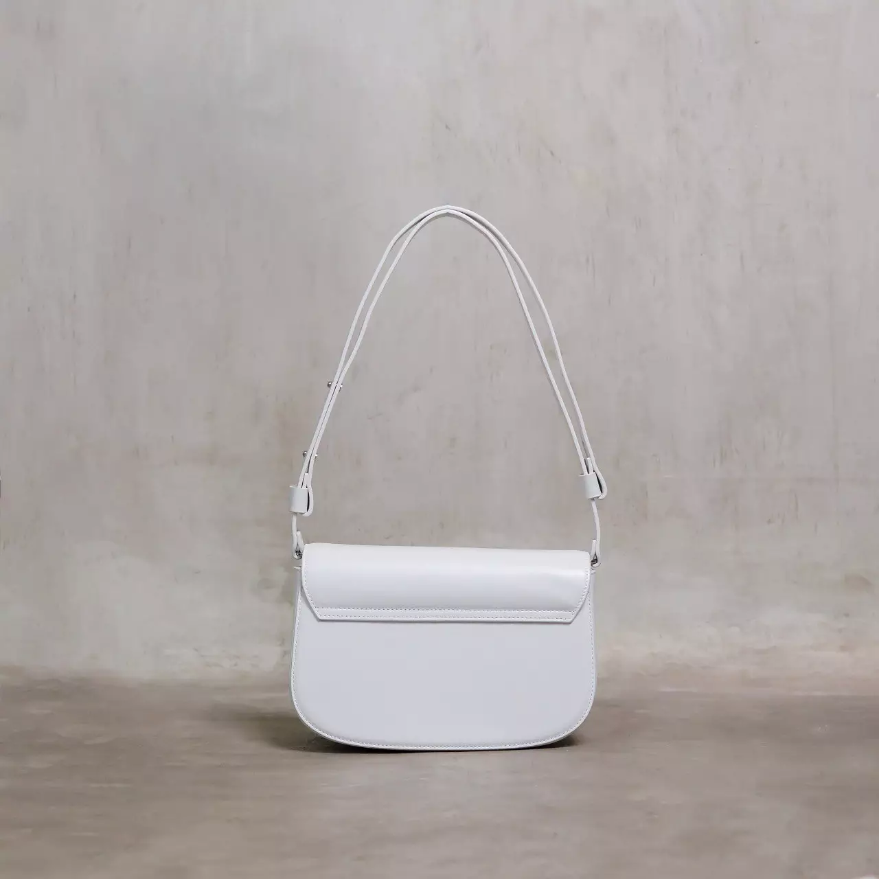 Tas DIESEL 1 DR WHITE SHOULDER BAG MEDIUM 100% ORIGINAL