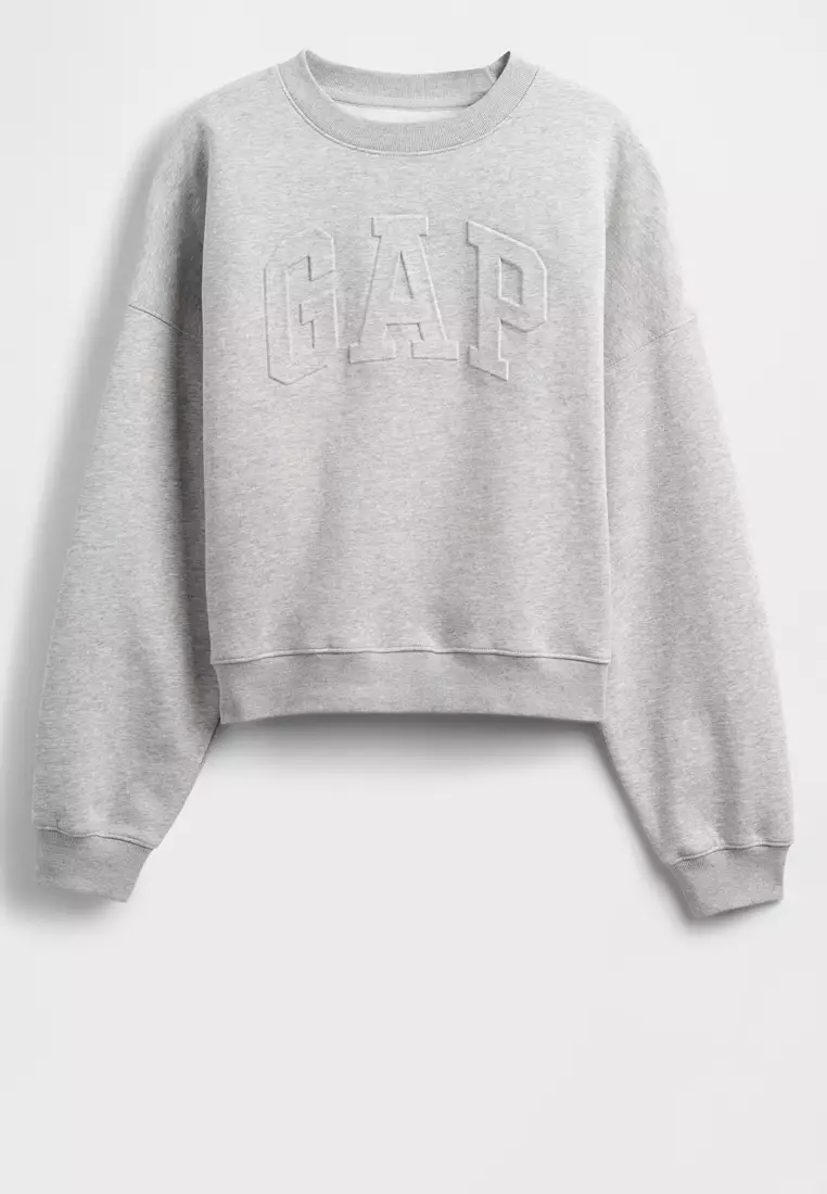 Logo Wedge Pullover Sweatshirt