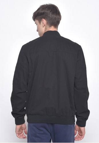 Jual Skelly Skelly Drew Bomber Canvas Jacket In Black Original