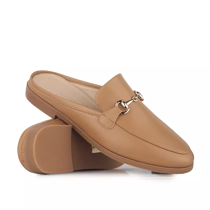 Sepatu Wanita Casual Loafer Gino Mariani Fiza Brown