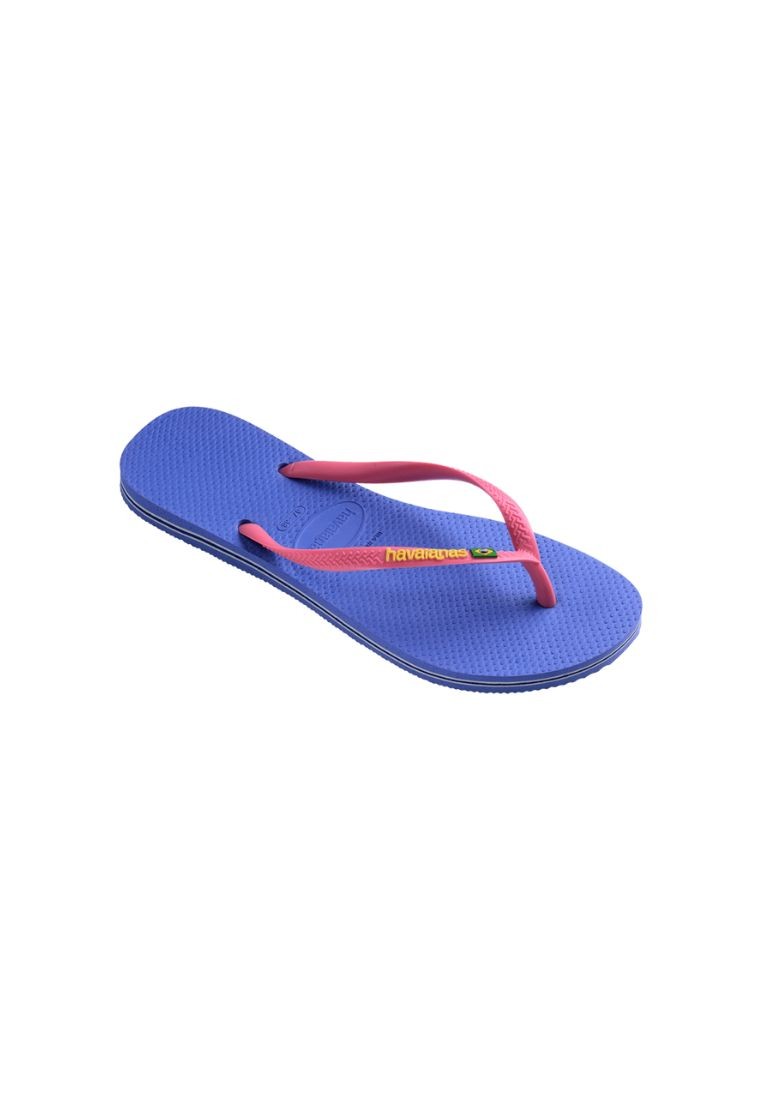 Women Slim Brasil Flip Flops - Provence Blue