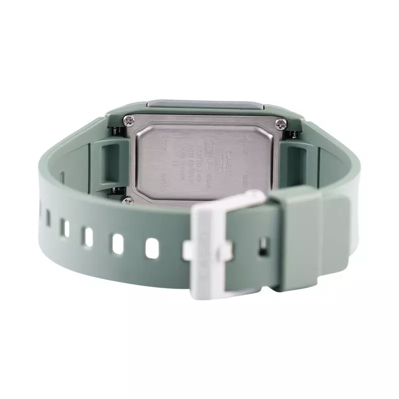 Jam Tangan Wanita Casio General LF-10WH-3DF Pop Digital Dial Sage Green Resin Band