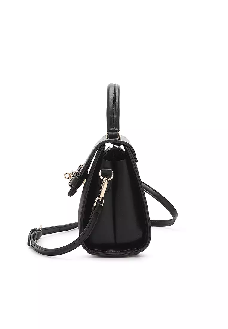 Women's Top Handle Bag / Sling Bag / Crossbody Bag / Shoulder Bag - Black