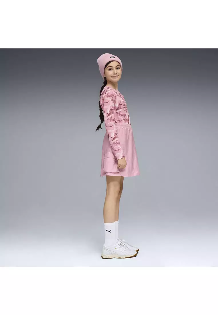 Bowtique Woven Cargo Skirt