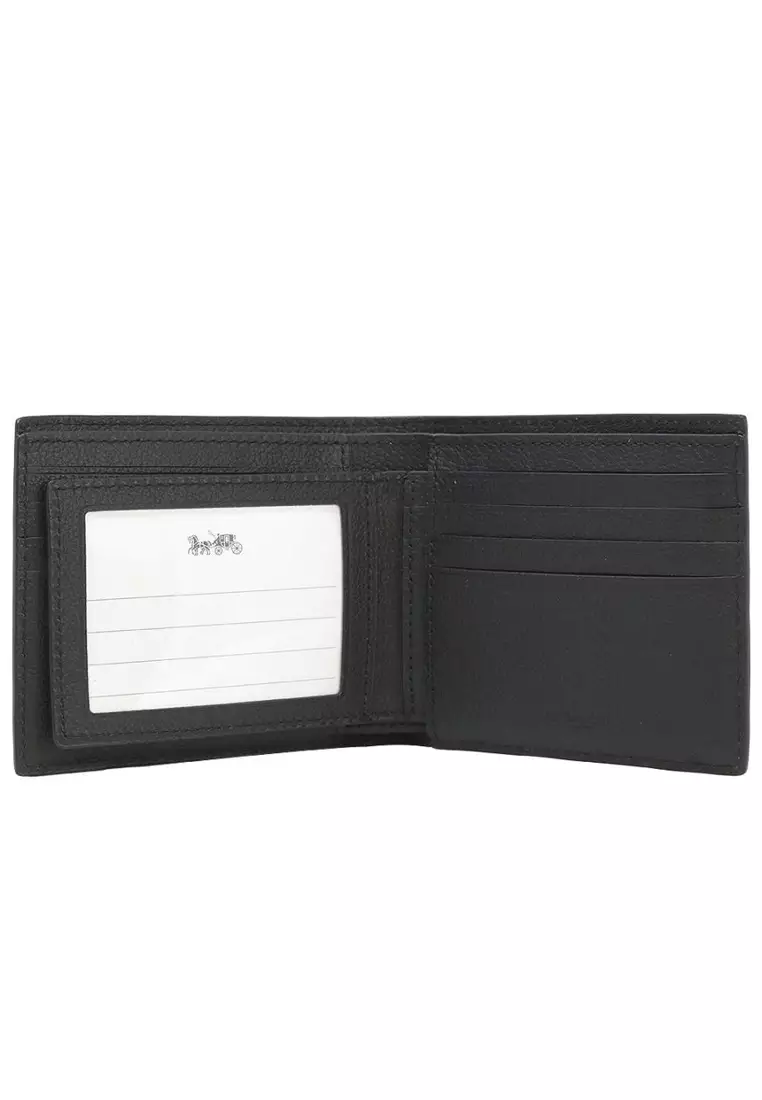 Buy Coach CLEARANCE Coach Compact ID Wallet In Calf Leather