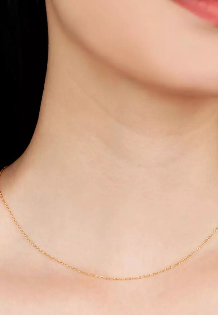 Vermeil Infinity Long Chain Necklace