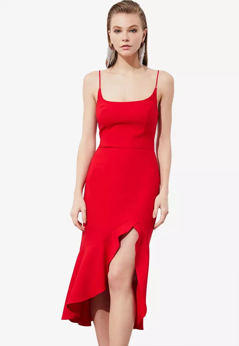 Zalora discount red dress