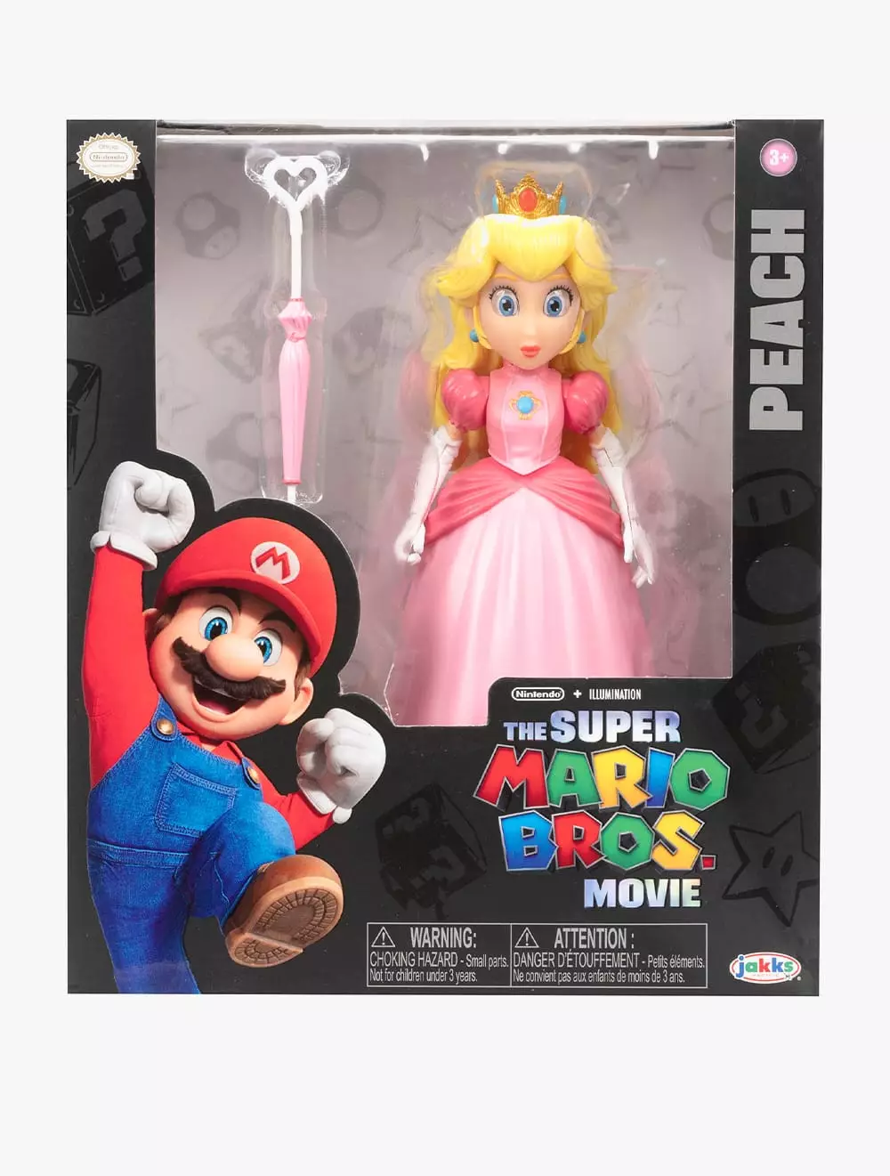 The Super Mario Bros Movie 5" Figure with Accessory – Peach - NTM41718I - multi