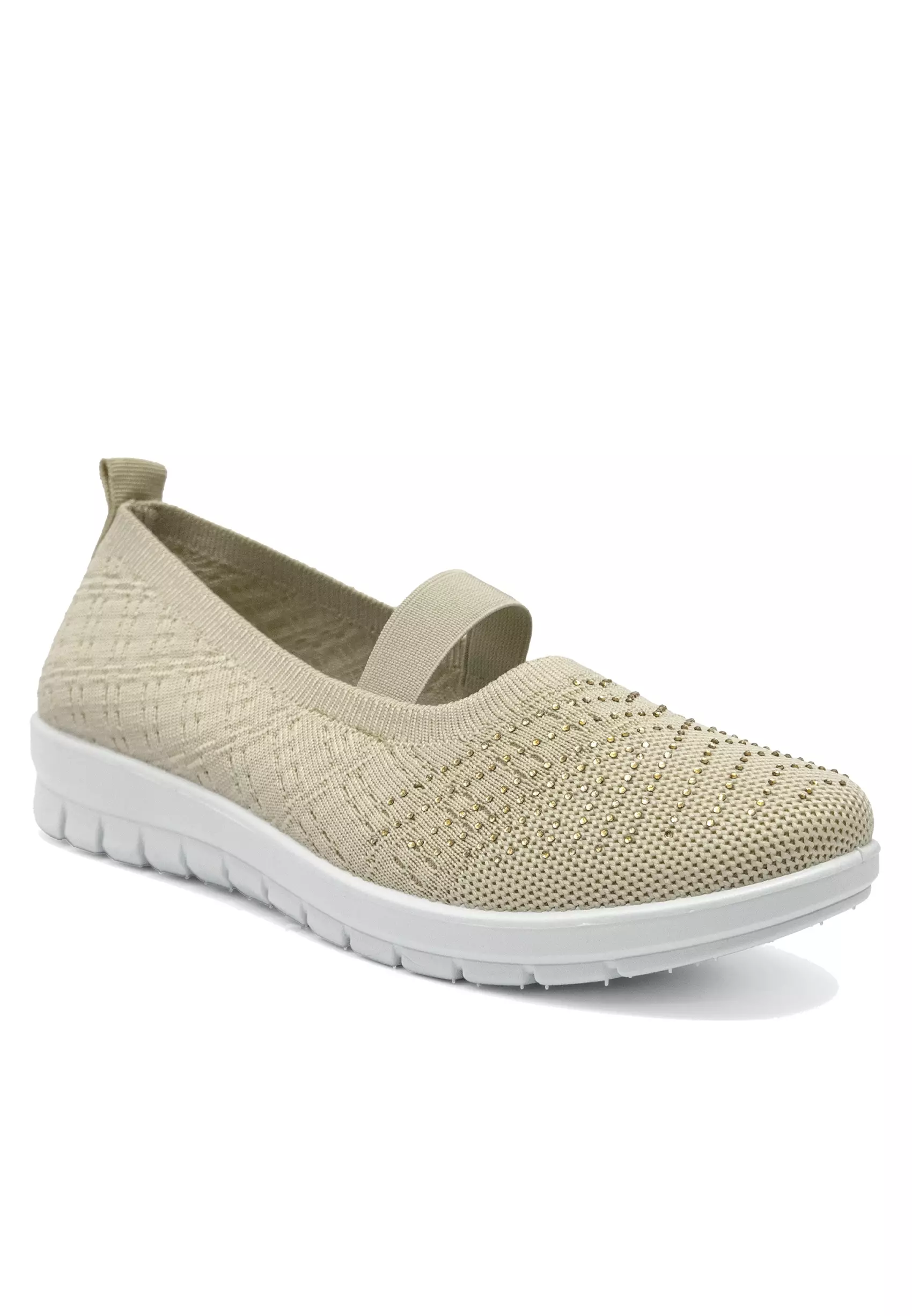 Dr. Kevin Sepatu Olahraga Sport Wanita Sneakers Rajut Slip On 559-008