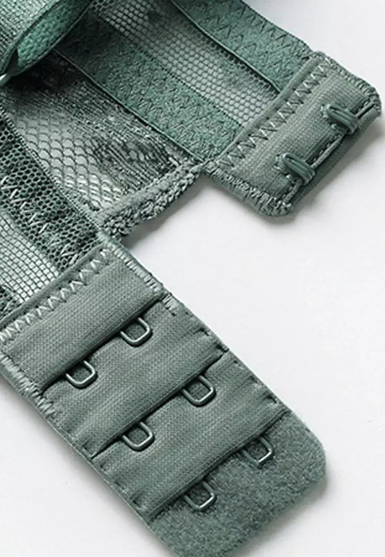 Lace Edge SteelRingless Bra Set CA072906GR