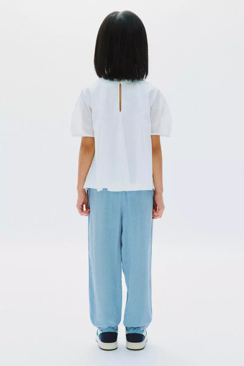 Viscose balloon trousers