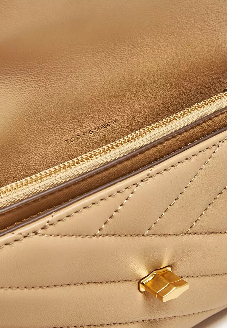 Buy Tory Burch TORY BURCH Kira Chevron Chain Wallet Desert Dune 90343