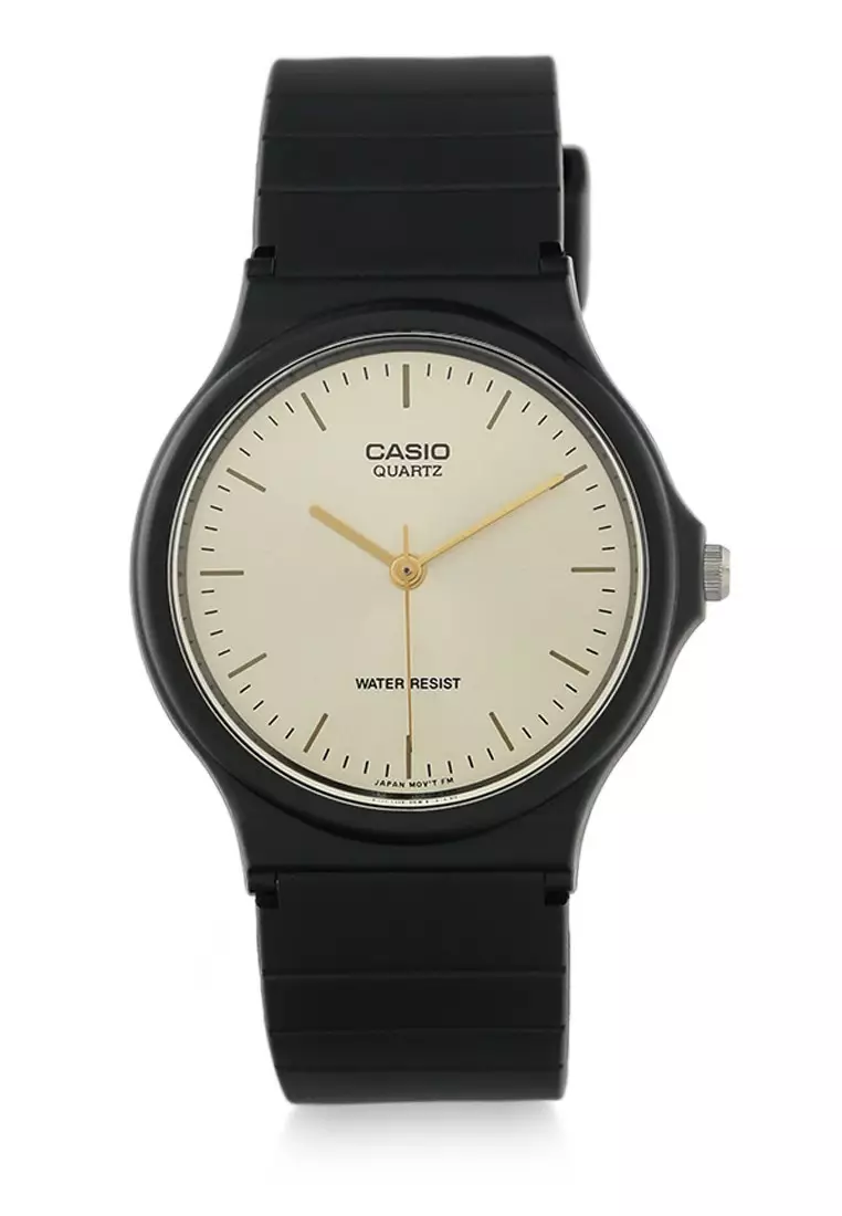 Casio Jam Tangan - Black Gold - Resin - MQ-24-9ELDF