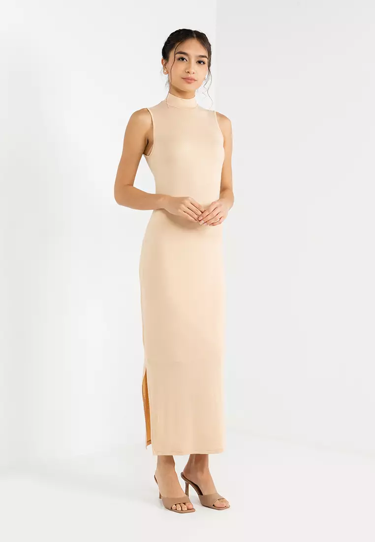 Turtleneck Sleeveless Inner Dress