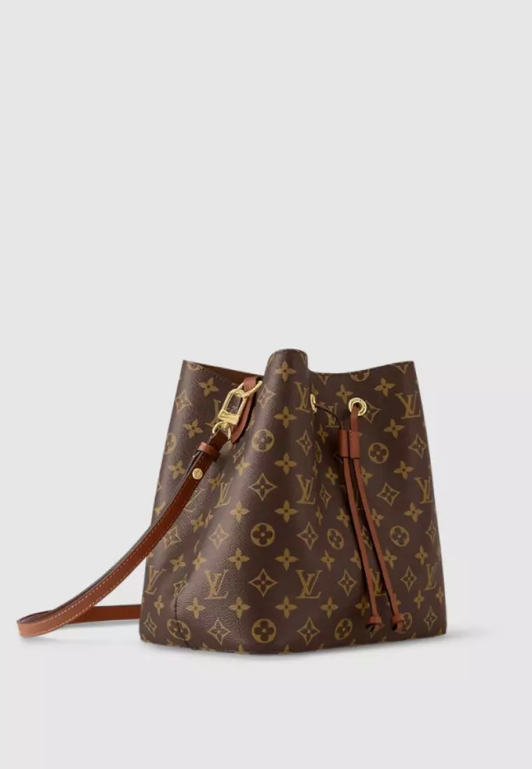 Néonoé MM Monogram Rose Poudre Caramel