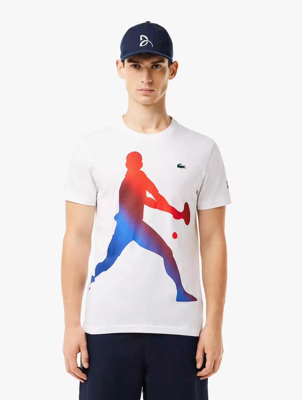 Graphic Designing Survetement Short T Shirt Lacoste Sportswear Tee