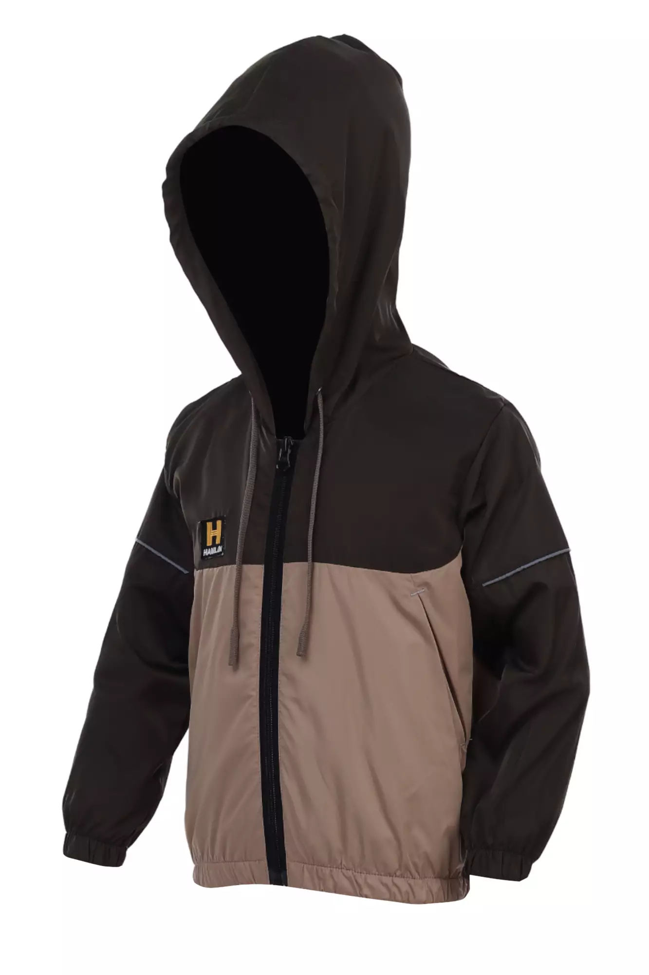 Jaren Jaket Anak Laki-laki Motif Kombinasi Warna Childrens Outerwear Material Parasut ORIGINAL - Army Cream