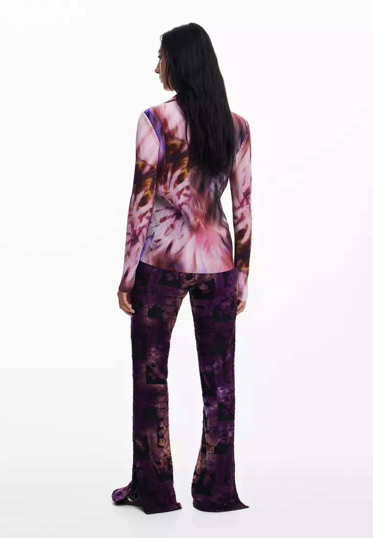 Desigual Woman Tie-dye print shirt.