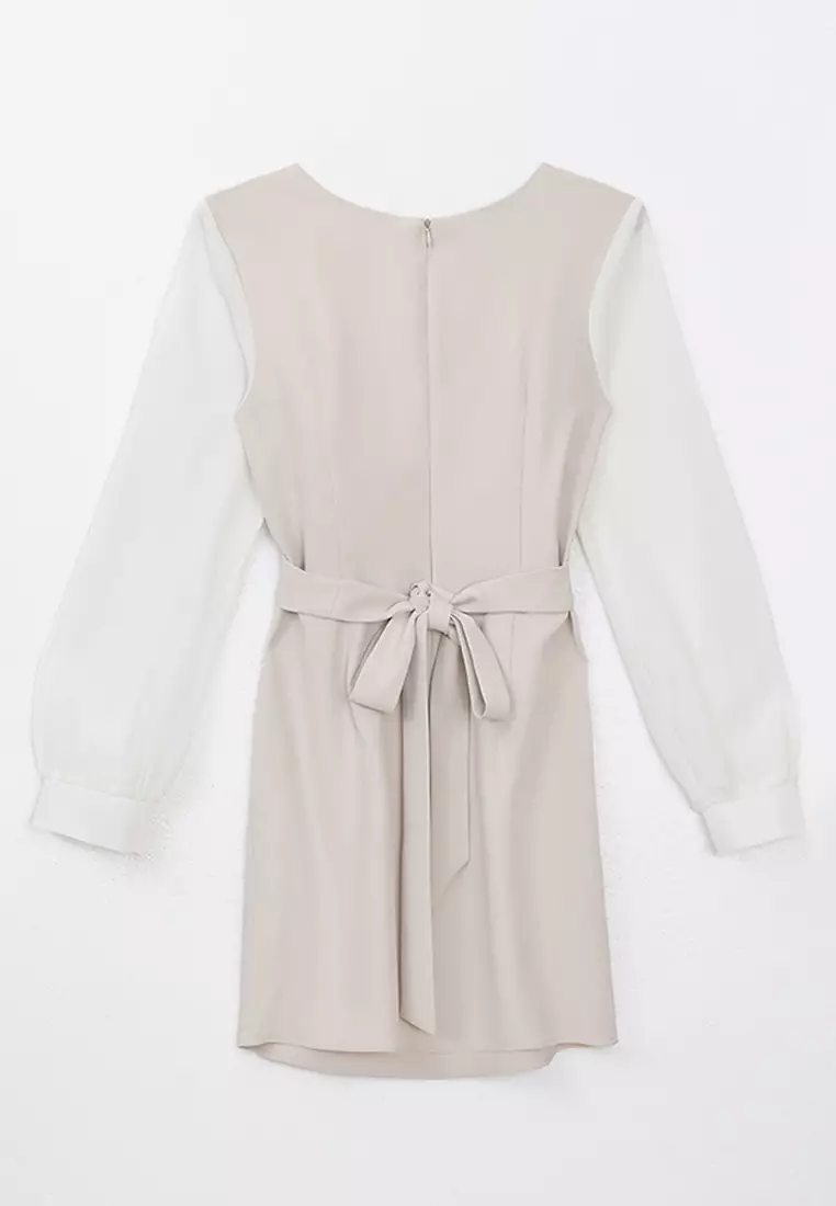 Wrap Front Mini Dress