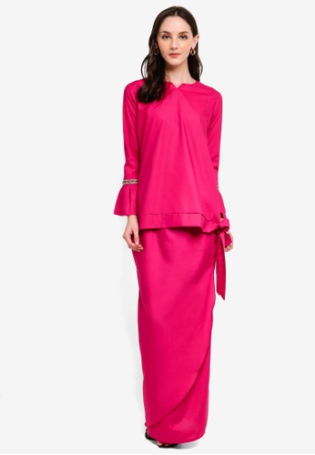 Sofia Kurung from House of Jazaba in Red