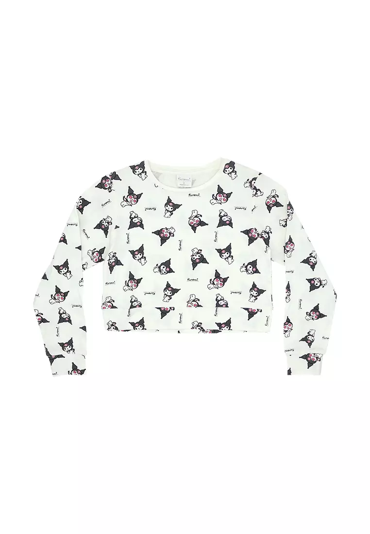 Girls Licensed Graphic Sweatshirt "Kuromi All-over"