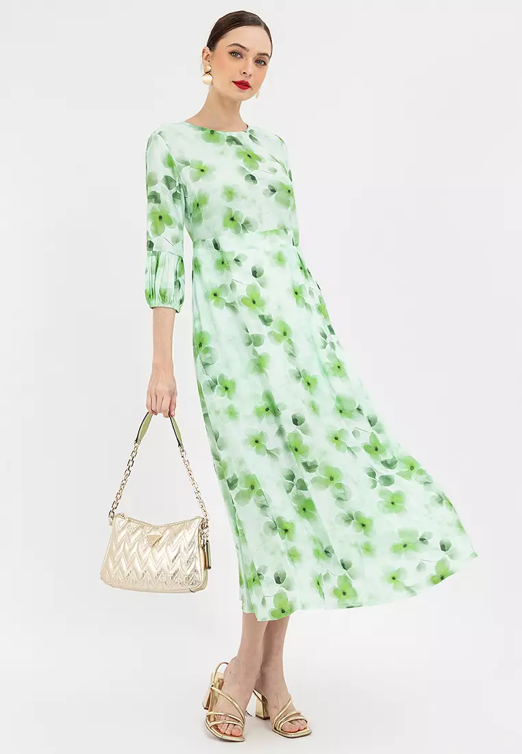 AUBREY Printed Maxi Dress