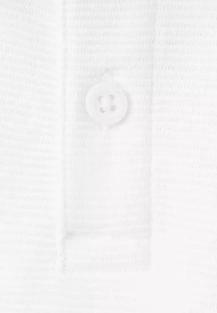 Ribbed Cotton Polo Shirt