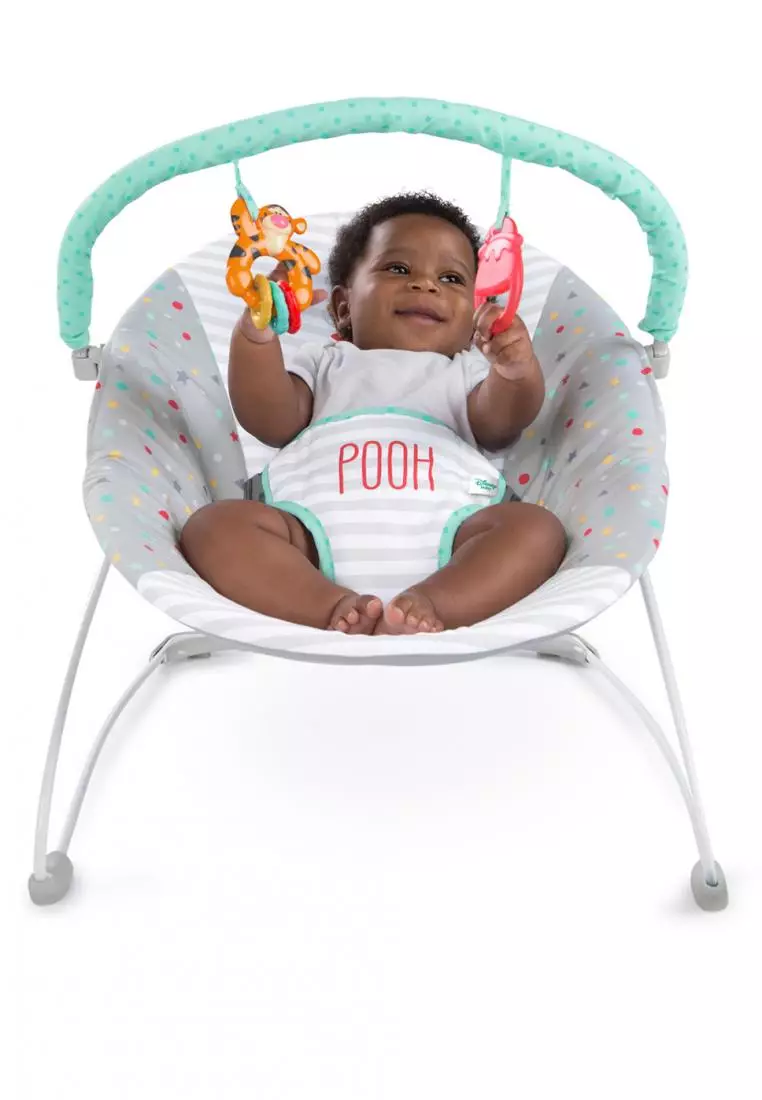 Winnie the Pooh Happy Hoopla Vibrating Bouncer
