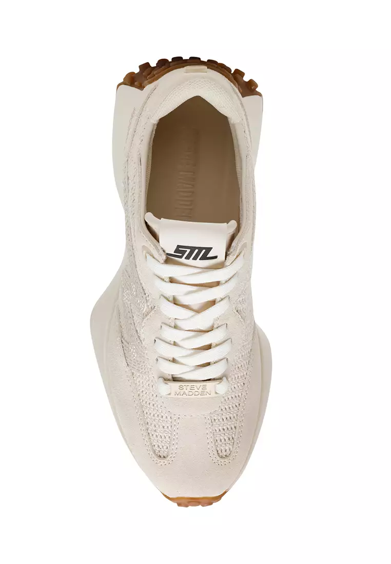 Buy Steve Madden CAPITALE OFF WHITE/STONE SNEAKERS Online ZALORA