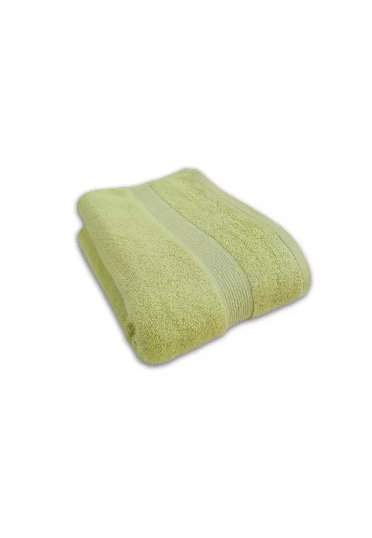 Lime green best sale towels asda